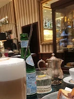 Latte Macchiato Mit Mamorkuchen